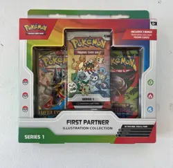 First Partner Illustration Collection - Pokemon Series 1 2026 in hand - Image 1