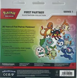 First Partner Illustration Collection - Pokemon Series 1 2026 in hand - Image 2