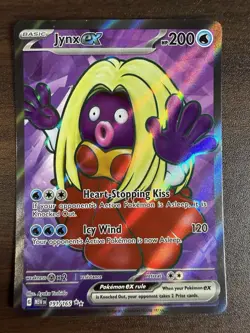 Pokemon Jynx ex 191/165 Ultra Rare Full Art Holo Sv: Scarlet & Violet 151 TCG - Image 1