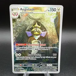 Aegislash - 210/182 Illustration Rare Holo NM Pokemon SV04: Paradox Rift - Image 1