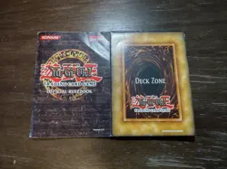 Vintage 1996 Yu-Gi-Oh! TCG Playmat & Rulebook! - Image 1
