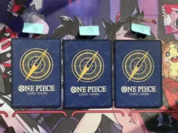 3 Card Set Promo Japanese ONE PIECE Card Game Strongest Three Brothers TCG JE21 - Image 2