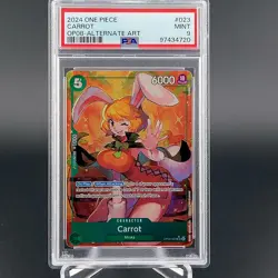 One Piece Carrot OP08-023 Alt Art PSA 9 Minks Straw Hat Crew - Image 1