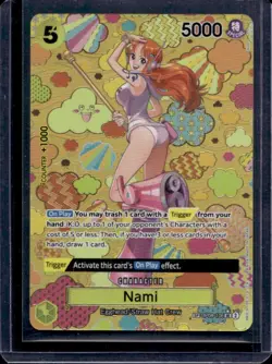 2024 One Piece Emperors in the New World Nami Special Alternative Art #OP08-106 - Image 1