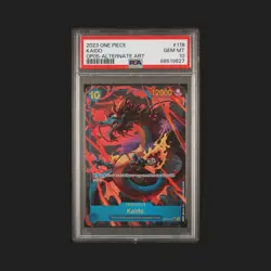 One Piece 2023 OP05-AWAKENING of the New Era #118 Kaido Alternate Art PSA 10 - Image 1