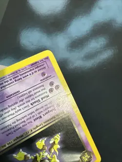 Pokemon TCG Dark Alakazam Card 18/82 MP - Image 2
