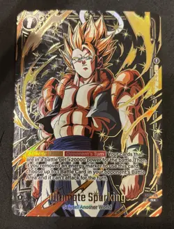 Ultimate Sparking FB05-115 Alternate Art Reprint Gogeta Dragon Ball Card Fusion - Image 1