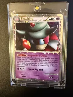 Pokemon Slowking Prime Ultra Rare Holo 85/90 Undaunted 100 HP Card 85/90 - Image 1