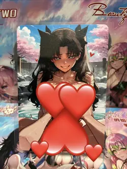Matte Beautiful Waifu Handmade Card Goddess Story CCG Anime Double Sided - Image 1