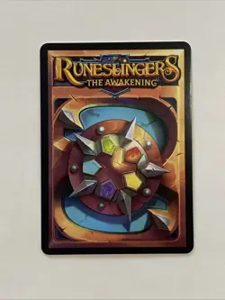 Runeslingers TCG Weave Of Chaos Full Art Holo Card Alpha CCG NM - Image 2