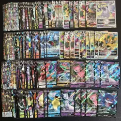 200 Lot Pokemon TCG Chinese Card RR RRR VMAX Gengar Mew Mewtoo A8 FI38 - Image 1