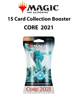 Magic the Gathering Core Set 2021 M21 Collector Booster Pack- 15 Cards - Image 1