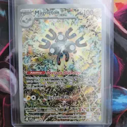 Pokemon Magneton Scarlet & Violet Promo Cards 159 Full Art Holo HP 100 - Image 1