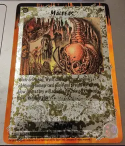 Rage CCG Werewolf the Apocalypse the Wyrm Malfeas Ultra Rare Foil Card - Nice! - Image 1