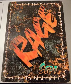 Rage CCG Werewolf the Apocalypse the Wyrm Malfeas Ultra Rare Foil Card - Nice! - Image 2