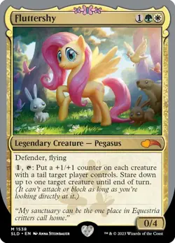 Fluttershy x1 Magic card Secret Lair NM - MTG My Little Pony (non-foil) - Image 2