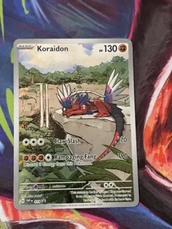 Koraidon 014 Sv: Scarlet & Violet Promo Cards Holo Sealed Black Star - Image 1