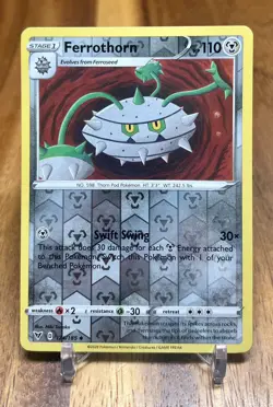 Ferrothorn 124/185 Reverse Holo Vivid Voltage Pokemon Card NM - Image 1