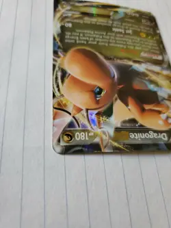 Holo Foil Dragonite EX # 74/111 XY Furious Fists Set Pokemon Trading Cards - Image 4