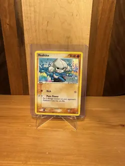 Pokemon Holo Meditite EX Crystal Guardians Stamped Card 56/100 - Image 4
