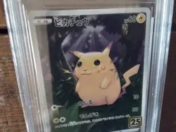 Pokemon Cards promo Holo 001 /028 pikachu chr ar sr ex graded slab card art b30 - Image 2