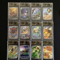 12 Lot OCD 10 Pokemon TCG Chinese Card AR Art Rare yveltal lunatone pyroar FI38 - Image 1