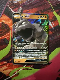 Onix GX 36/68 Hidden Fates- NM Ultra Rare Pokemon Card - Image 1