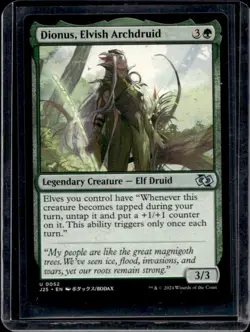 2024 Magic MTG Foundations Dionus Elvish Archdruid Jumpstart #0052 - Image 1