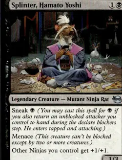 Teenage Mutant Ninja Turtles MTG Splinter, Hamato Yoshi #U 0079 - Image 1