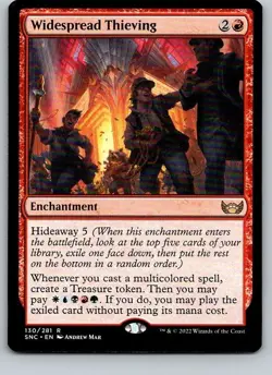 Widespread Thieving | Streets of New Capenna SNC 130 | NM | MTG - Image 1
