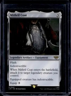 2023 Magic MTG Lord of Rings Tales Middle-Earth Mithril Coat Foil #0245 - Image 1