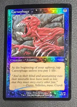MTG FOIL Carnophage FNM Promos Magic the Gathering Friday Night Magic DCI - Image 1