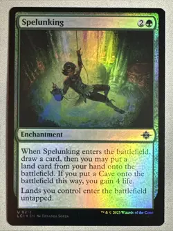 MTG / Spelunking / LCI / #213 / FOIL / Uncommon / NM - Image 1