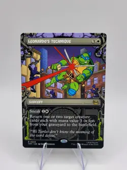 Leonardo's Technique (Showcase) Teenage Mutant Ninja Turtles Regular - Image 1