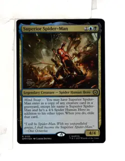 MTG SkeenAB Superior Spider-Man PRERELEASE PROMO FOIL from SPM. NM. - Image 1