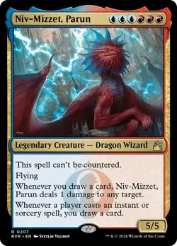 MTG Niv-Mizzet, Parun [Ravnica Remastered] Foil Near Mint - Image 1