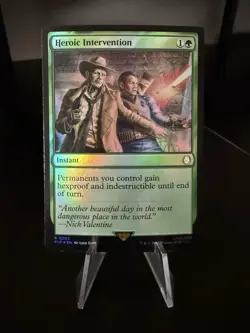 Magic the Gathering Heroic Intervention Foil Fallout 2024 Rare - Image 1
