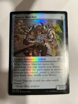 Pattern Matcher - 2020 Core Set M20 - Foil Magic the Gathering MTG Nice! - Image 1