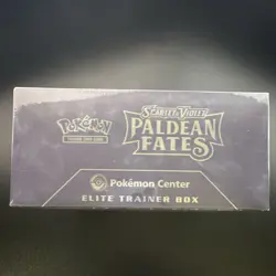 Pokemon Center Scarlet & Violet Paldean Fates Elite Trainer box - Image 5