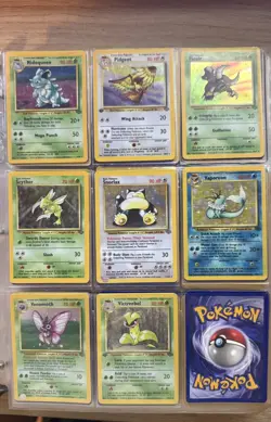 1999 Pokemon Jungle Set 63/64. Missing 15/64. First Edition Cards. Special coin - Image 1