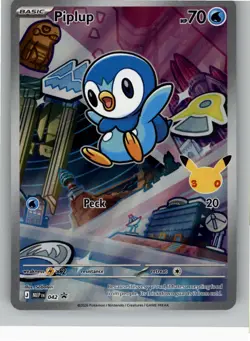 PIPLUP - 042 042 HOLO P ME: MEGA EVOLUTION PROMO POKEMON NM - Image 1