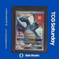 2019 POKEMON SM HIDDEN FATES #SV49/SV94 CHARIZARD GX FULL ART SHINY VAULT RARE - Image 1
