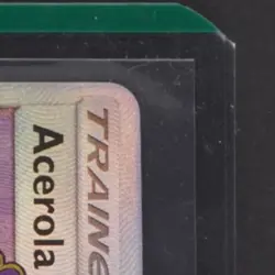 2017 POKEMON SUN & MOON BURNING SHADOWS #142/147 ACEROLA FULL ART ULTRA RARE - Image 5