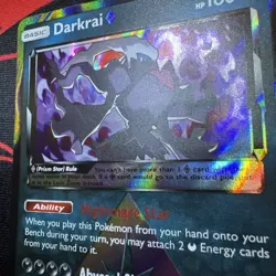 POKEMON TCG DARKRAI 77/156 S&M ULTRA PRISM RARE PRISM STAR!! - Image 4
