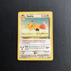 Pokemon TCG Dodrio Jungle 34/64 Regular Unlimited Uncommon - Image 1