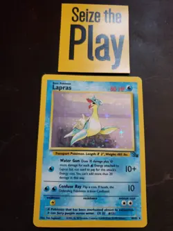Pokemon TCG - 1x MP HOLOFOIL Lapras - Fossil (10/62) x1 [Listing 2/3] - Image 1