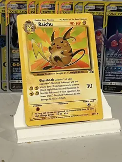 Pokemon TCG - Raichu - Fossil (FO) - 29/62 - Regular Unlimited Rare - Image 1