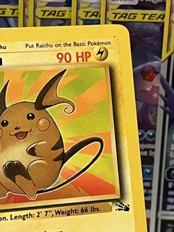 Pokemon TCG - Raichu - Fossil (FO) - 29/62 - Regular Unlimited Rare - Image 2