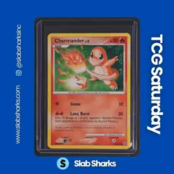 2007 POKEMON DIAMOND & PEARL SECRET WONDERS #82/132 CHARMANDER - Image 1