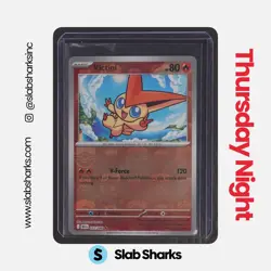 2025 POKEMON BLACK BOLT #012/086 VICTINI REVERSE HOLO MASTER BALL RARE - Image 1